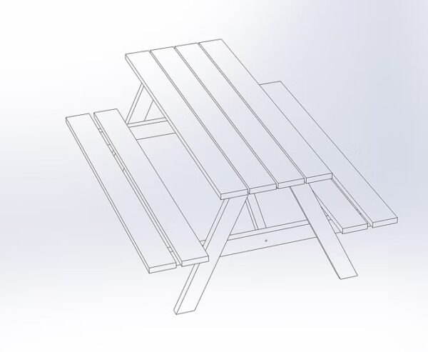 קיט לשולחן גינה קק"ל 150 - Image 3