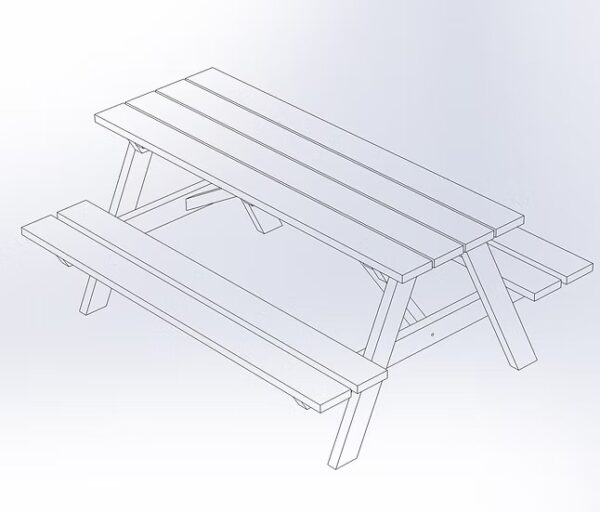 קיט לשולחן גינה קק"ל 150 - Image 4